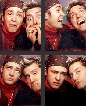 Justin and Lance visiting TRL.