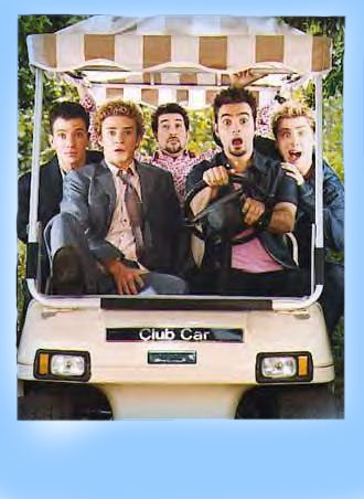 I wonder if they golf, or if they just like to drive the car.....